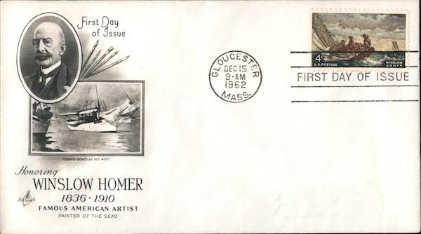Honoring Winslow Homer 1836-1910, Famous American Artist, Painter of the Seas