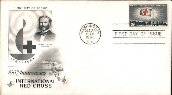 100th Anniversary International Red Cross First Day Covers