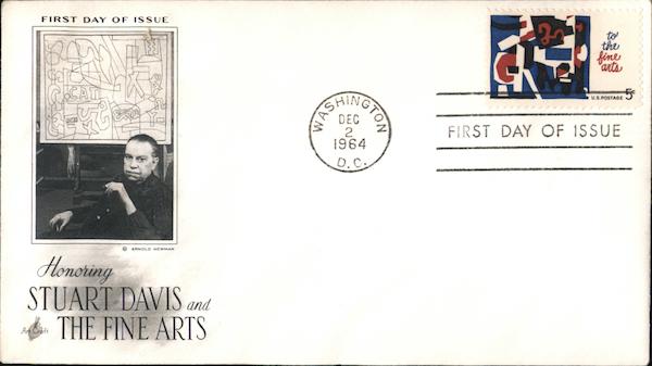 Honoring Stuart Davis and The Fine Arts First Day Covers