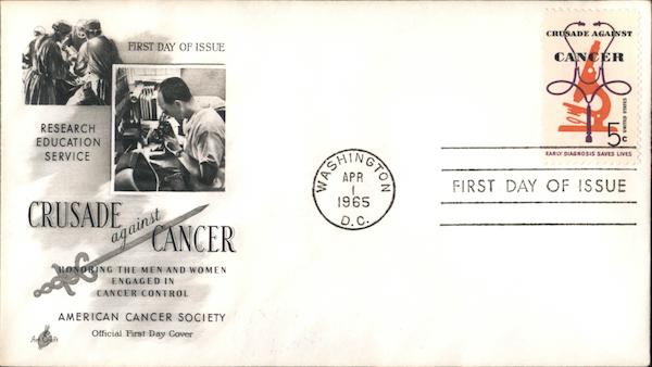 Crusade against Cancer--American Cancer Society First Day Covers