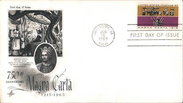 750th Anniversary Magna Carta First Day Covers