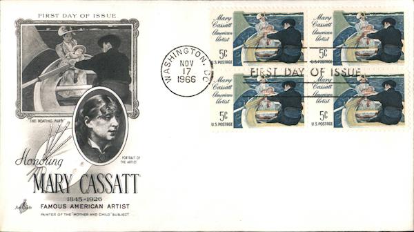 Honoring Mary Cassatt Famous American Artist First Day Covers