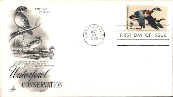 Waterfowl Conservation 1968 First Day Covers