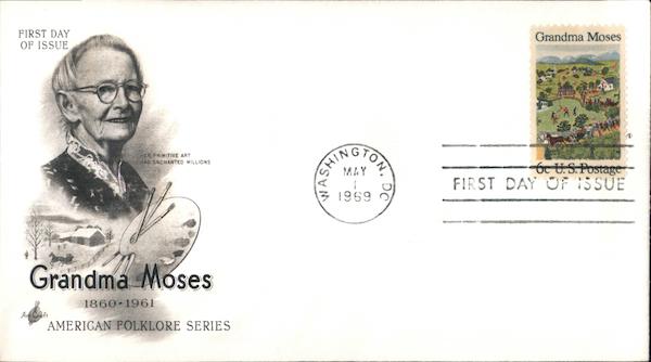 Grandma Moses American Folklore Series First Day Covers