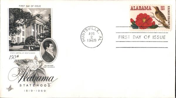 Alabama Statehood First Day Covers