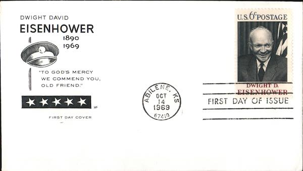 Dwight David Eisenhower 1890-1969 First Day Covers