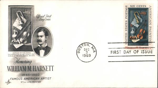 William M. Harnett First Day Covers