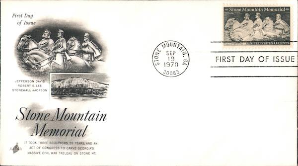 Stone Mountain Memorial First Day Covers