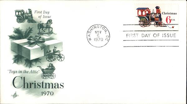Christmas 1970 First Day Covers