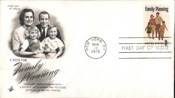 A Need for Family Planning First Day Covers