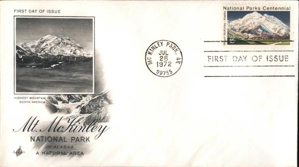 Mt. McKinley National Park First Day Covers