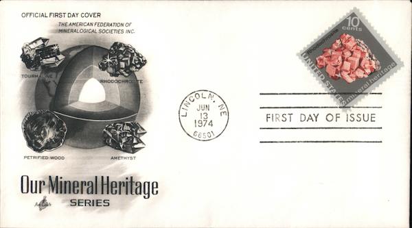 Our Mineral Heritage Series First Day Covers
