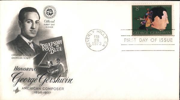 George Gershwin American Composer 1898-1937 First Day Covers