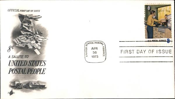 Salute to United States Postal People First Day Covers