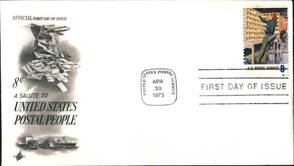 A Salute to United States Postal People First Day Covers