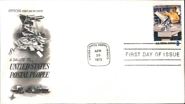 A Salute to United State Postal People First Day Covers