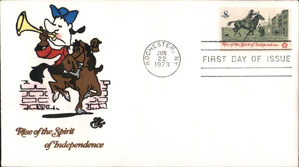 Rise of the Spirit of Independence First Day Covers