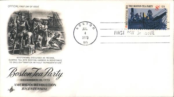 Boston Tea Party First Day Covers