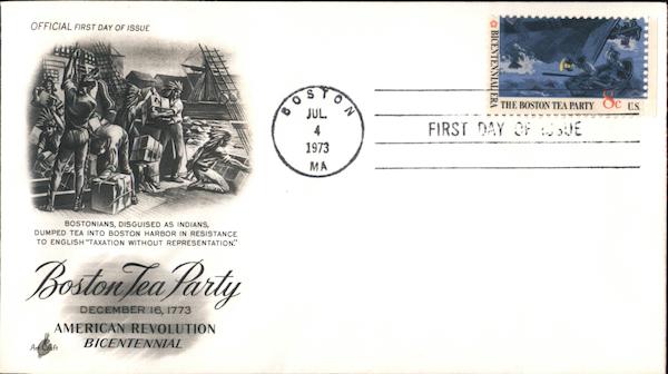 Boston Tea Party First Day Covers
