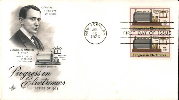 Progress in Electronics, Series of 1973 First Day Covers