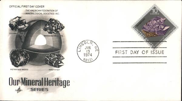 Our Mineral Heritage Series First Day Covers
