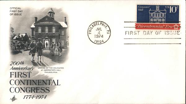 200th Anniversary First Continental Congress 1774-1974
