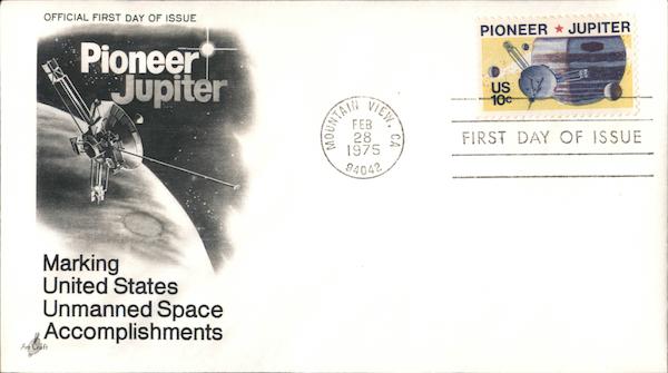 Pioneer Jupiter Marking United States Unmanned Space Accomplishments