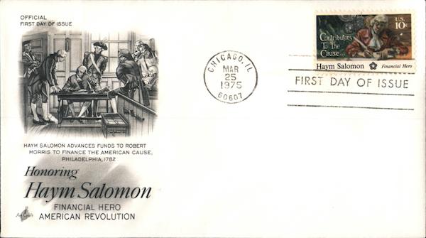 Haym Salomon First Day Covers