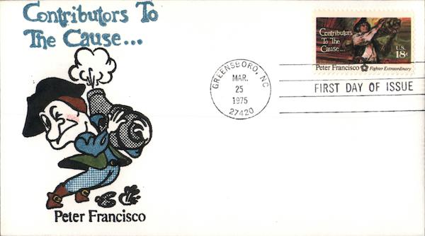 Contributors To the Cause Peter Francisco First Day Covers