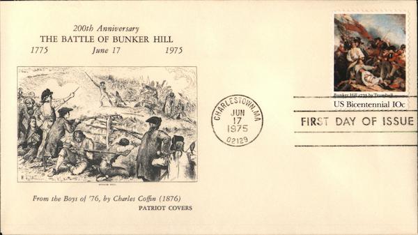 Battle of Bunker Hill First Day Covers
