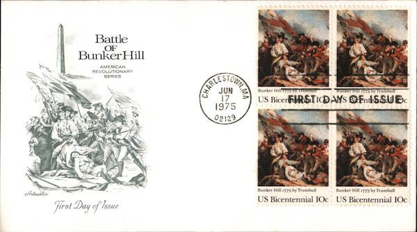 Battle of Bunker Hill First Day Covers