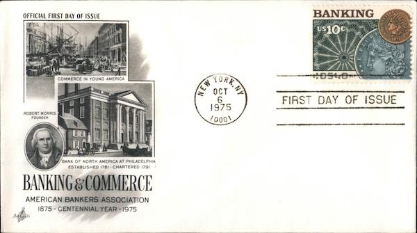 Banking and Commerce American Bankers Association First Day Covers