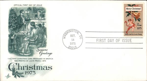 Christmas 1975 First Day Covers