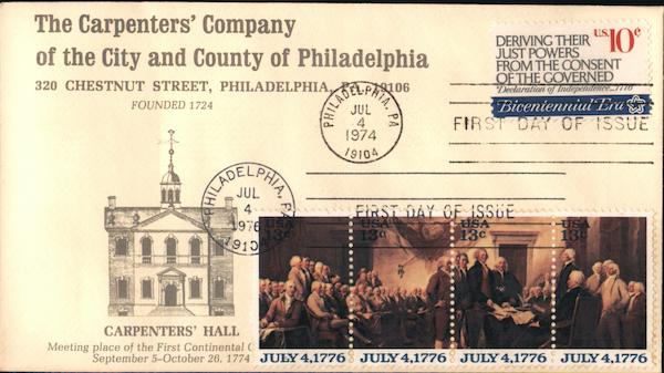 Carpenter's Hll First Day Covers