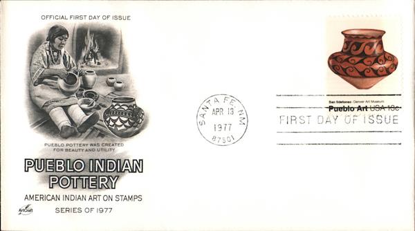 Pueblo Indian Pottery First Day Covers