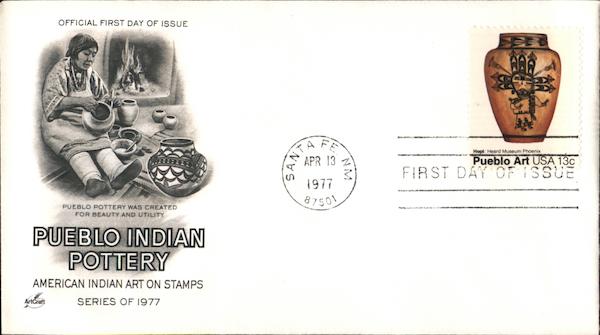 Pueblo Indian Pottery First Day Covers