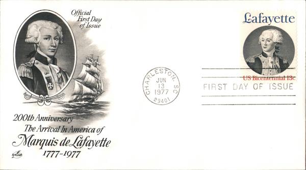 200th Anniversary of the Arrival In America of Marquis de Lafayette