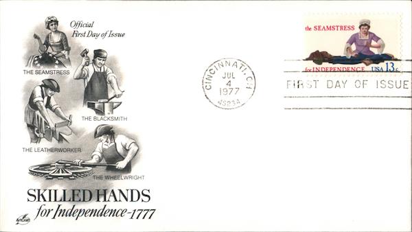 SKilled Hands for Independence First Day Covers