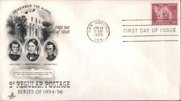 Remember the Alamo First Day Covers