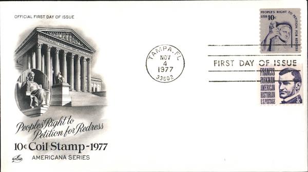 Coil Stamp, People's Right ot Petition for Redress