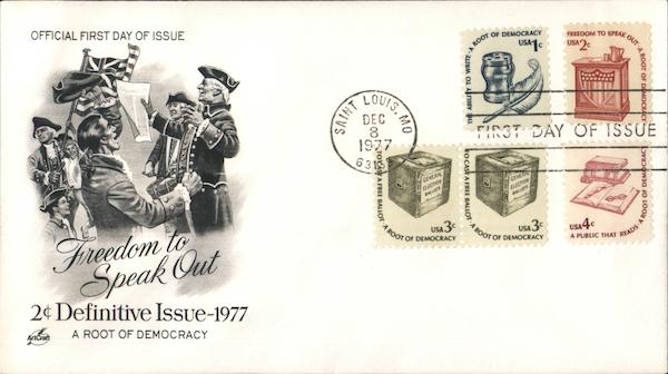 Freedom to Speak Out First Day Covers