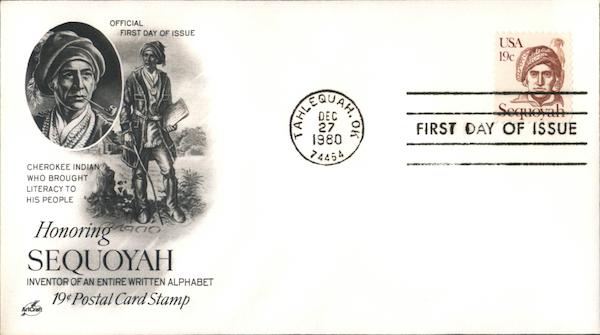 Sequoyah First Day Covers