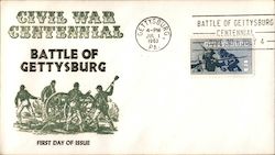 Civil War Centennial Battle of Gettysburg First Day Covers First Day Cover First Day Cover First Day Cover