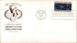 100th Anniversary of President Lincoln's Emancipation Proclamation First Day Cover
