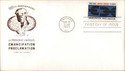 100th Anniversary of President Lincoln's Emancipation Proclamation First Day Covers First Day Cover First Day Cover First Day Cover