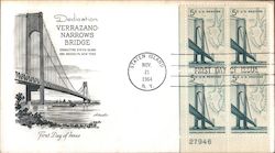 Dedication Verrazano-Narrows Bridge First Day Cover