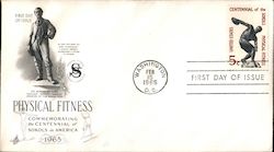 Physical Fitness Commemorating the Centennial of Sokols in America 1965 First Day Covers First Day Cover First Day Cover First Day Cover