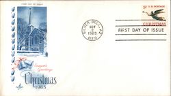 Season's Greeting Christmas 1965 First Day Cover
