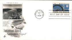 Arkansas River Navigation Project 1868 First Day Cover