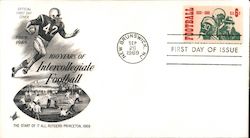 100 Years of Intercollegiate Football the Start of it all Rutgers-Princeton, 1869 First Day Cover